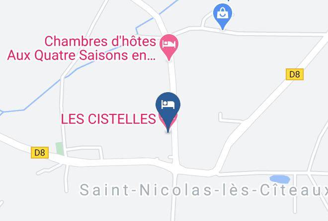 Cote D Or - Les Cistelles Maps