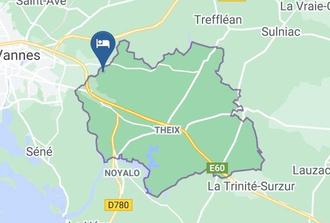 Les Closeries Du Golfe Morbihan Map