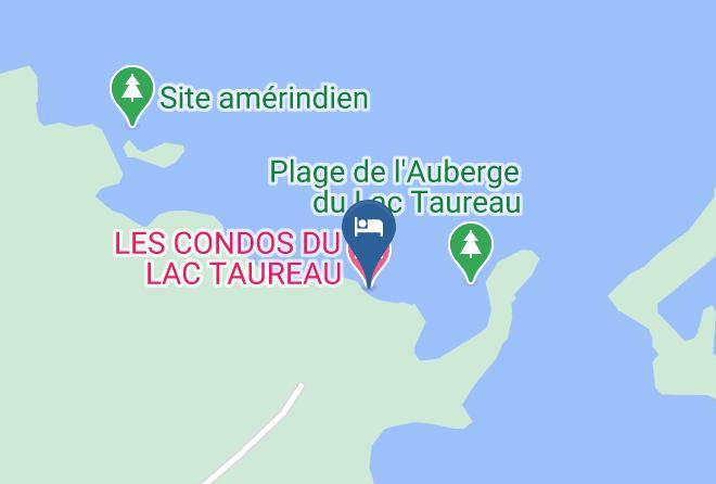 Les Condos Du Lac Taureau Map