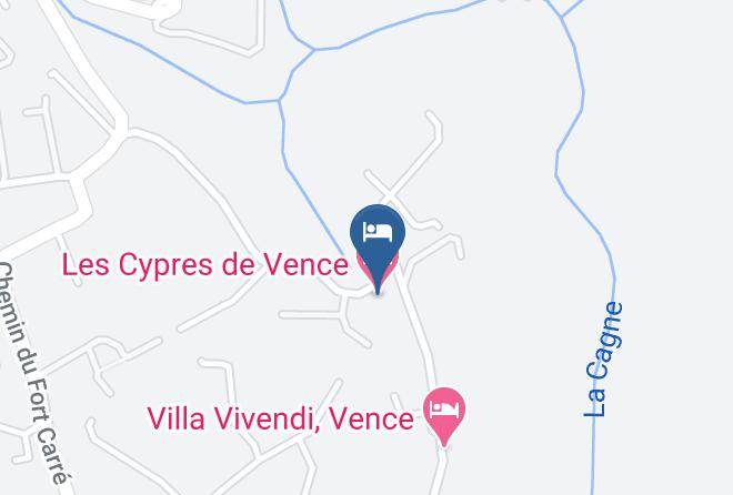 Maritime Alps - Les Cypres De Vence Maps