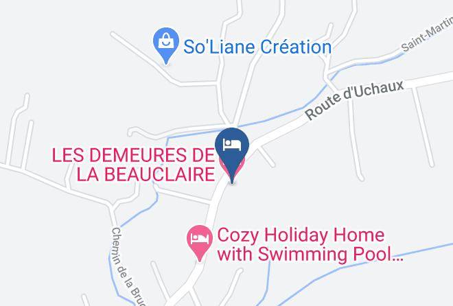 Les Demeures De La Beauclaire Map