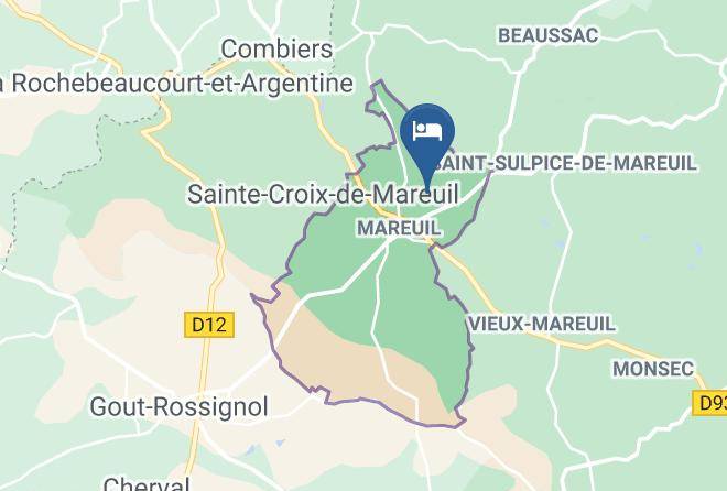 Dordogne - Les Deux Abbesses En Vert Maps