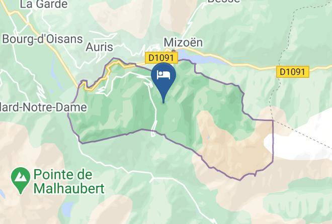 Les Deux Alpes 1800 Map