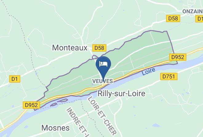 Loir Et Cher - Les Deux Anes Maps