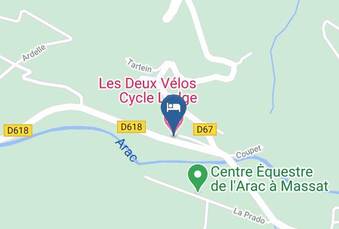 Ariege - Les Deux Velos Cycle Lodge Maps