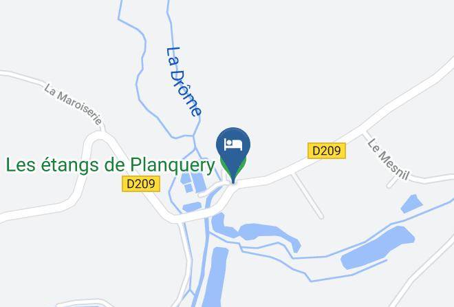 Calvados - Les Etangs De Planquery Maps