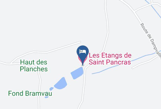 Haute Saone - Les Etangs De Saint Pancras Maps