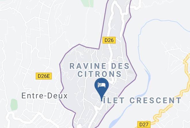 Entre Deux - Les Frangipaniers Maps