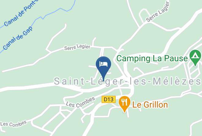 Hautes Alpes - Les Garianes Chambres D'hotes Maps