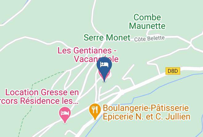 Isere - Les Gentianes Vacanceole Maps