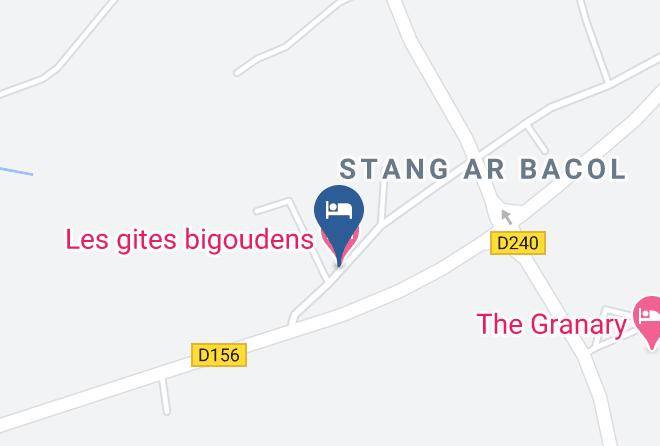 Finistere - Les Gites Bigoudens Maps