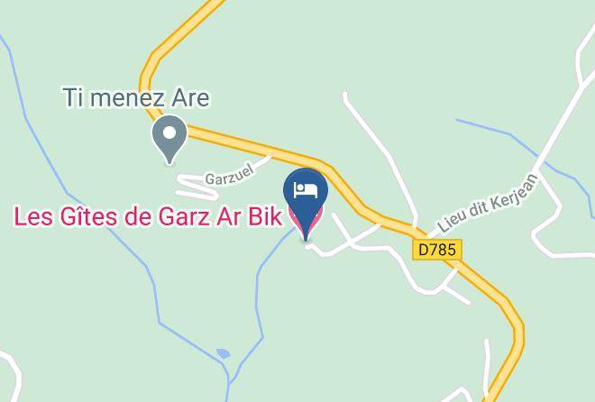 Finistere - Les Gites De Garz Ar Bik Maps