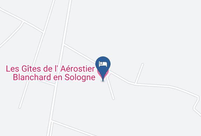 Loiret - Les Gites De L' Aerostier Blanchard En Sologne Maps