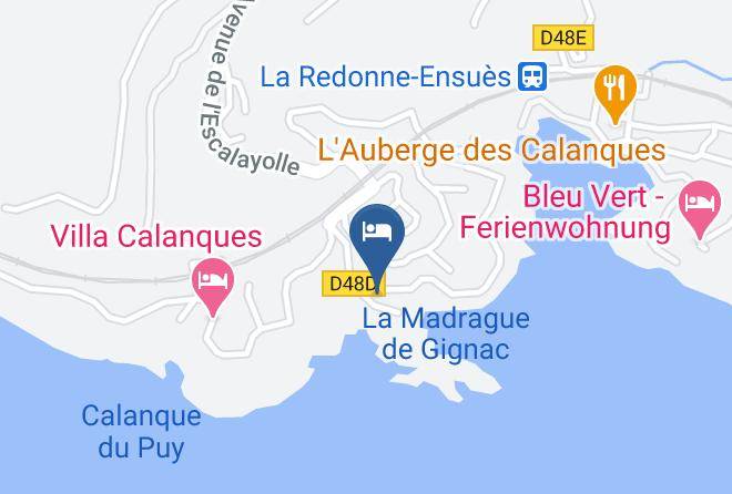 Bouches Du Rhone - Les Gites De La Madrague Maps