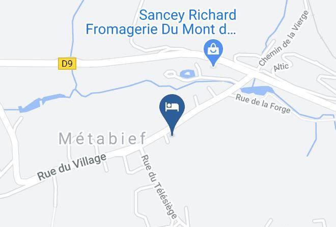 Les Gites De La Marandine Map