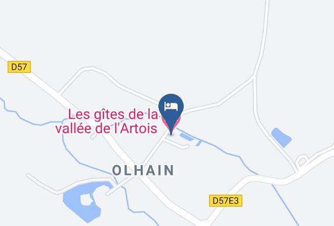 Pas De Calais - Les Gites De La Vallee De L'artois Maps