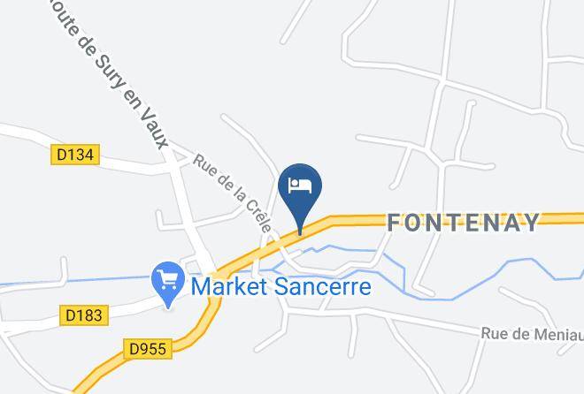 Cher - Les Gites Douillets De Sancerre Maps