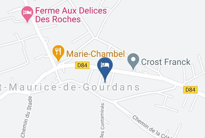 Ain - Les Gites Du Clos Carre Maps