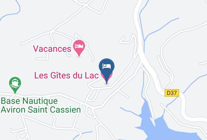 Les Gites Du Lac Map