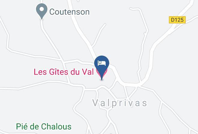Les Gites Du Val Map