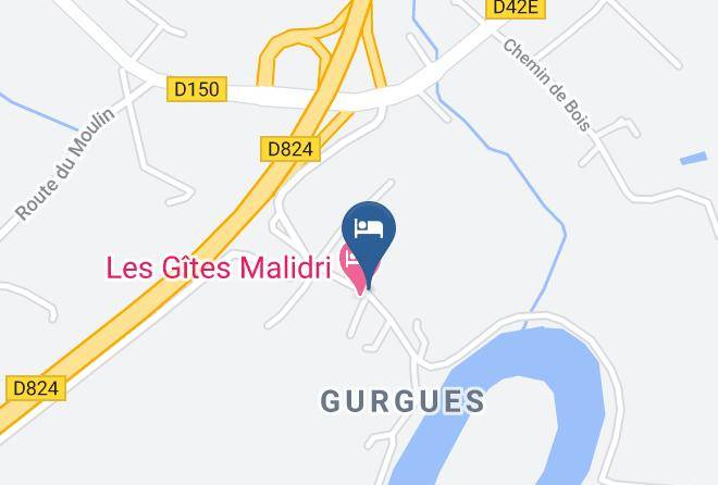 Landes - Les Gites Malidri Maps