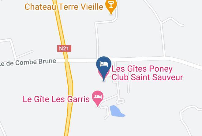 Dordogne - Les Gites Poney Club Saint Sauveur Maps