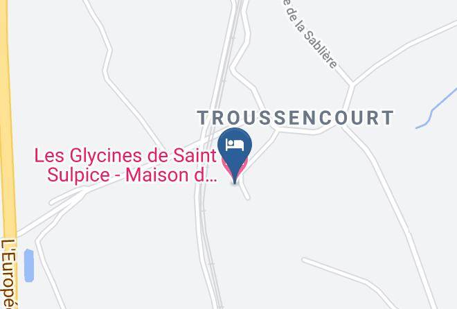 Oise - Les Glycines De Saint Sulpice Maison D'hotes Oise 60 Maps