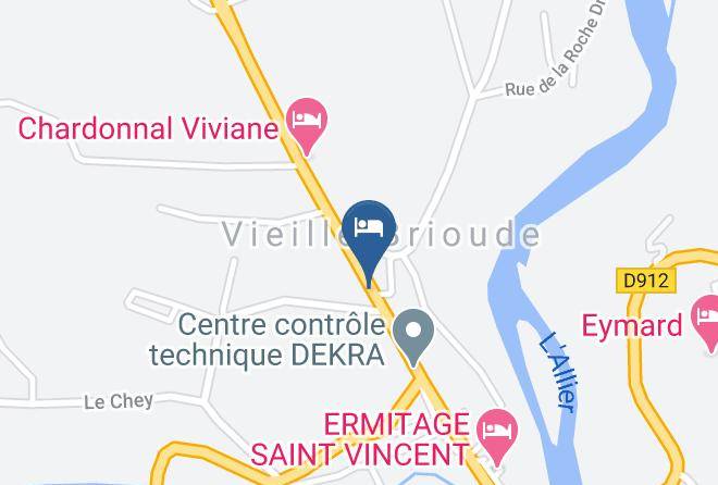 Haute Loire - Hotel Restaurant Les Glycines Maps