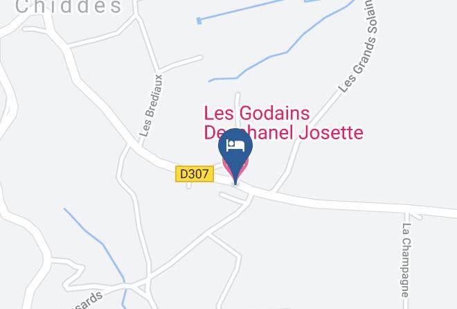 Saone Et Loire - Les Godains Deschanel Josette Maps