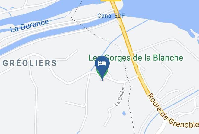 Hautes Alpes - Les Gorges De La Blanche Maps