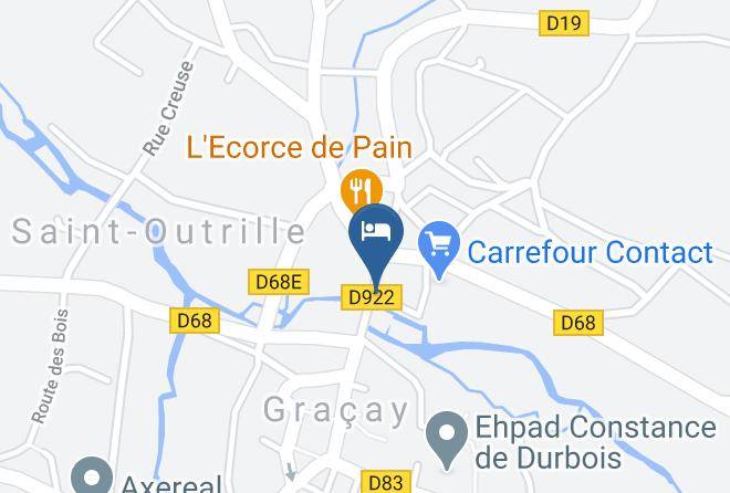 Cher - Les Grands Moulins De Gracay Maps