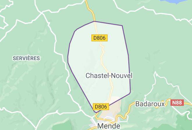 Lozere - Les Granges Du Hameau Maps