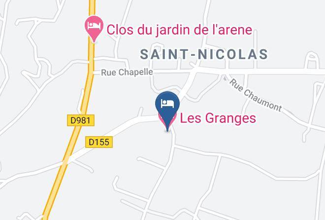 Saone Et Loire - Les Granges Maps