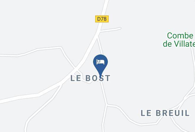Charente - Les Gravats Du Bost Maps