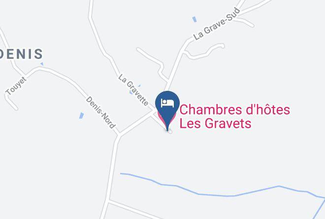 Gironde - Maison D'hotes Et Gite Les Gravets Maps