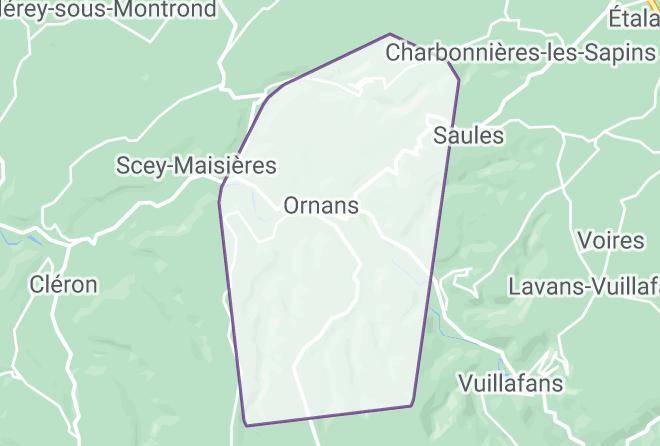 Doubs - Les Hauts D'ornans Maps
