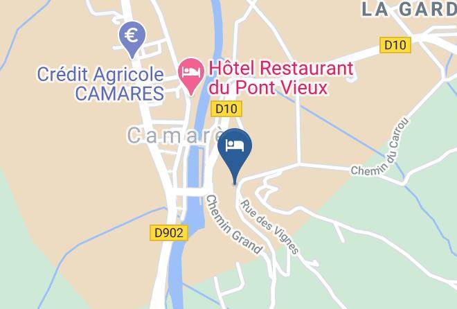 Aveyron - Les Hauts De Camares Locations De Vacances Maps