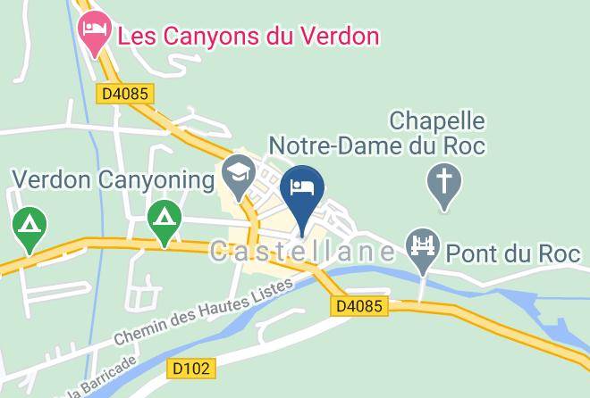 Les Hauts De L'escoulaou Map