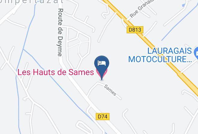 Les Hauts De Sames Map