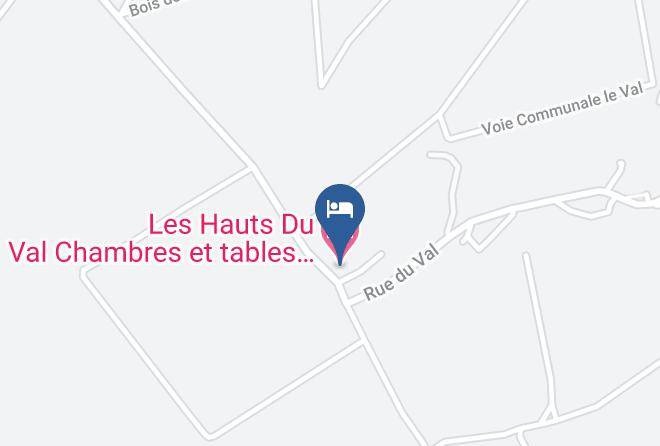 Yvelines - Les Hauts Du Val Chambres Et Tables D'hotes Maps
