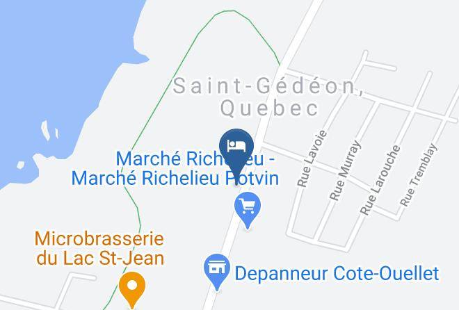 Lac Saint Jean Est Regional County Municipality - Les Hebergements Le Bleuet Noir Maps