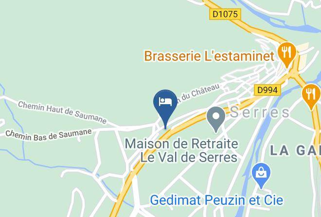 Hautes Alpes - Les Hirondelles Chambres D'hotes Maps
