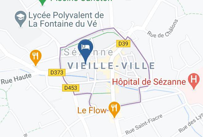 Les Hotes De Cezanne Map