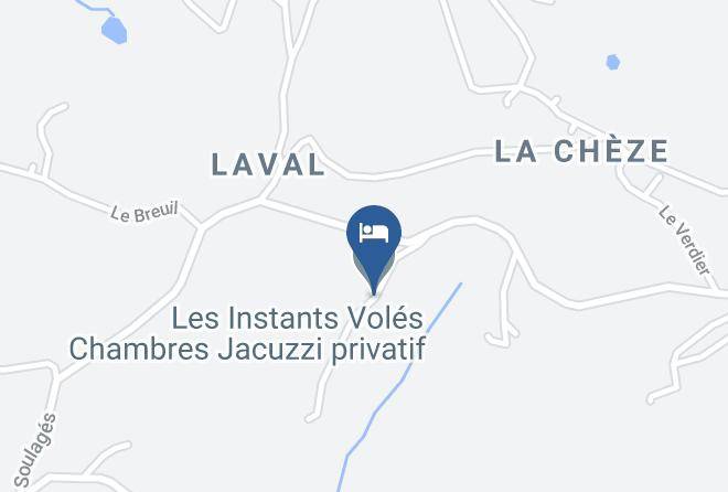 Correze - Les Instants Voles Chambres Jacuzzi Privatif Maps