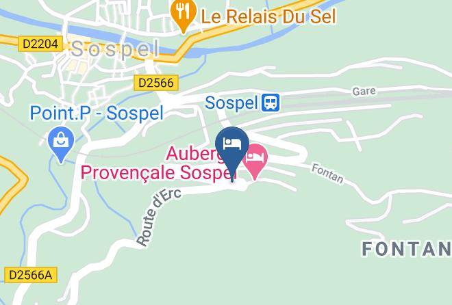 Maritime Alps - Les Iris Chambres D'hotes Maps