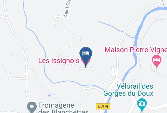 Ardeche - Les Issignols Maps