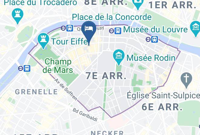 Paris - Les Jardins D'eiffel Maps