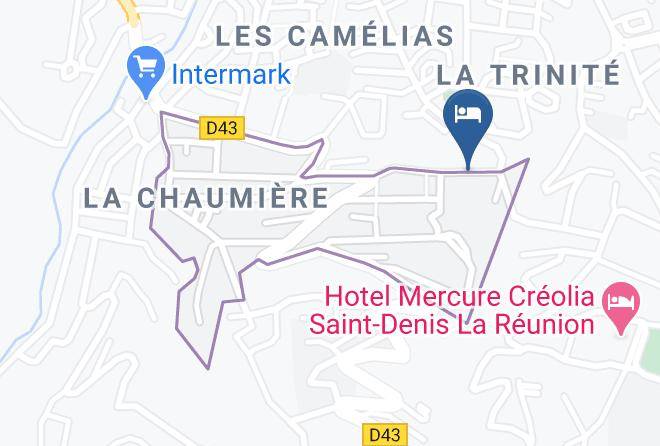 Saint Denis - Les Jardins De Bourbon Maps
