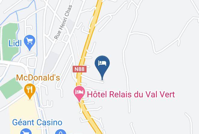 Haute Loire - Les Jardins De Champfleury Maps