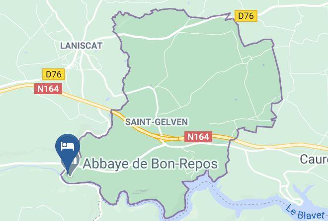 Cotes D Armor - Les Jardins De L'abbaye Repris Par Brb Maps